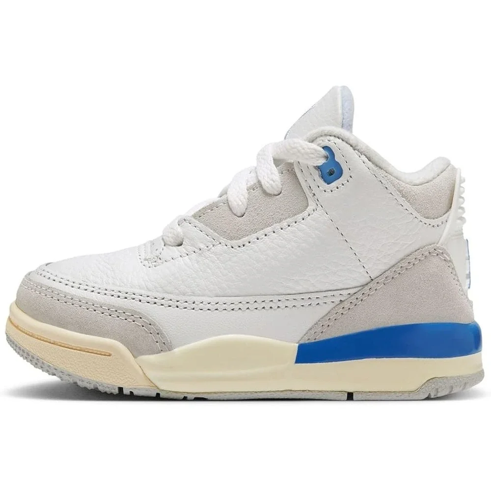 Toddler's Jordan 3 Retro Summit White/Hydrgen Blue (DM0968 101) Size 6C NEW!